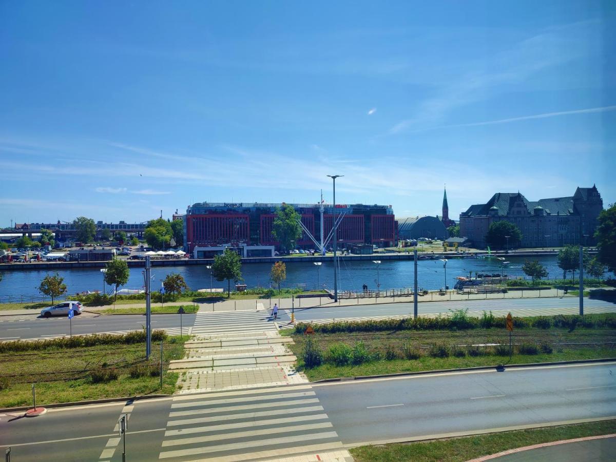 Apartamenty Wielka Odrzanska Centrum Szczecin Luaran gambar