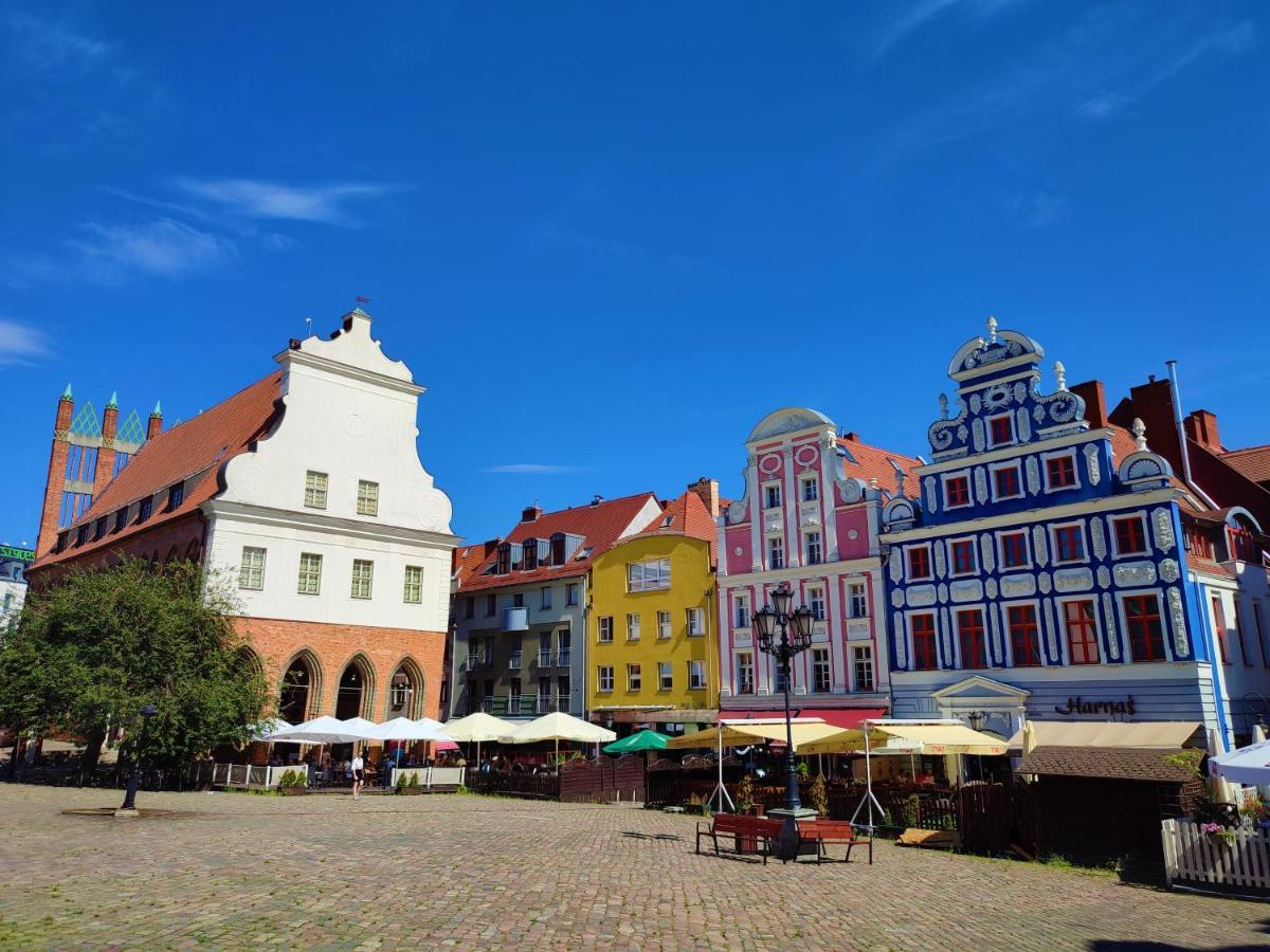 Apartamenty Wielka Odrzanska Centrum Szczecin Luaran gambar